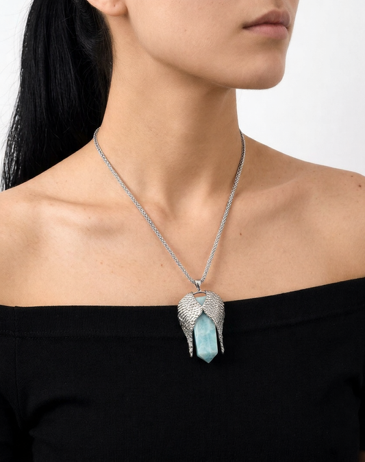 Crafted with approximately 10g of solid 999 silver, combined with a natural crystal and handcrafted detailing — this is a piece built to last, not to be replaced.
