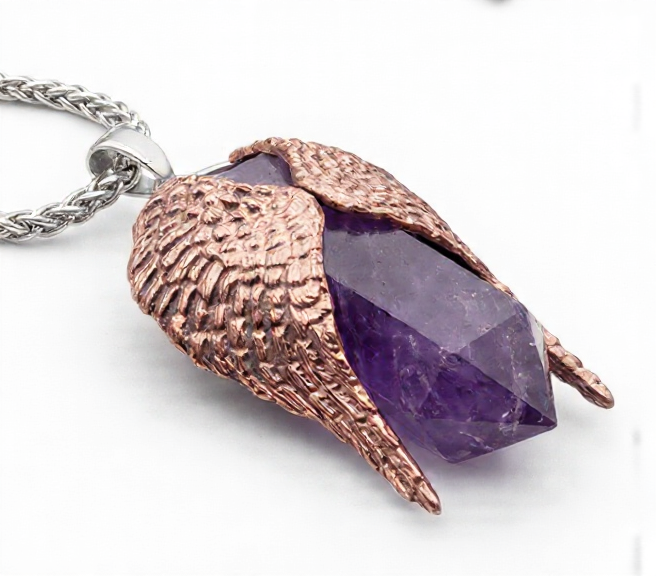 More Than a Necklace — A Symbol of Protection A handcrafted angel wing pendant designed to bring calm, strength, and meaning into your daily life.